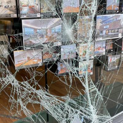 Laminated Shop Front Glass